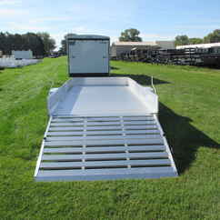 2027 Aluma 81x15  Aluminum Single Axle Utility 8115H-S-EL-R-BT-SR
