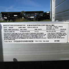 2027 Aluma 81x15  Aluminum Single Axle Utility 8115H-S-EL-R-BT-SR