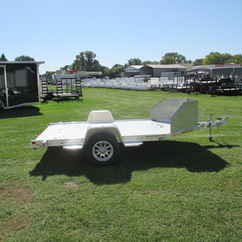 2027 Aluma 78x11.5  Aluminum Single Axle Utility MC210S-R-RTD