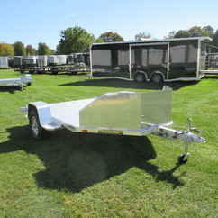 2027 Aluma 78x11.5  Aluminum Single Axle Utility MC210S-R-RTD