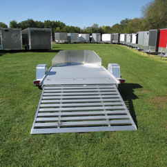 2027 Aluma 78x11.5  Aluminum Single Axle Utility MC210S-R-RTD