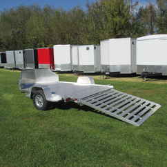 2027 Aluma 78x11.5  Aluminum Single Axle Utility MC210S-R-RTD
