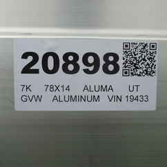 2027 Aluma 77.5x14  Utility 7814TA-EL-BT-TR-RTD