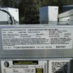 2027 Aluma 80.5x20  Utility 8020TA-EL-BT-RTD