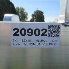 2027 Aluma 82x16  Car Hauler 8216TILT-TA-EL-RTD