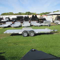2027 Aluma 82x18  Car Hauler 8218H-TILT-TA-EL-RTD