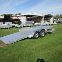 2027 Aluma 82x18  Car Hauler 8218H-TILT-TA-EL-RTD