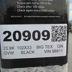 2027 Big Tex 102x33  Gooseneck 22GN-33D5A-MRBK