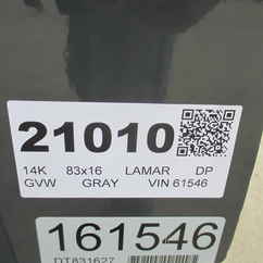 2027 Lamar 83x16  Dump DT831627
