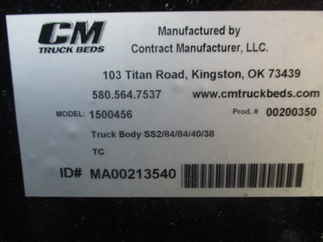 NEW CM 7 x 84 SS Truck Bed