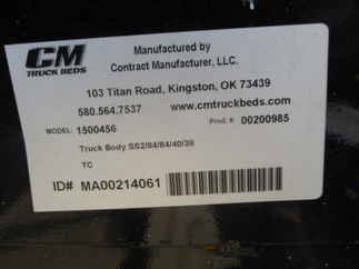 NEW CM 7 x 84 SS Truck Bed