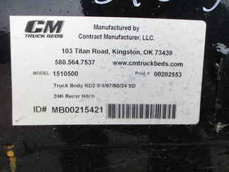 NEW CM 9.3 x 97 RD Truck Bed