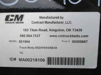 NEW CM 8.5 x 84 SS Flatbed Truck Bed
