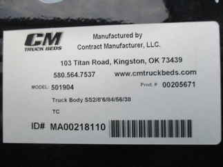 NEW CM 8.5 x 84 SS Truck Bed