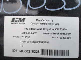 NEW CM 8.5 x 84 RD Truck Bed