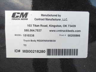 NEW CM 8.5 x 84 RD Truck Bed