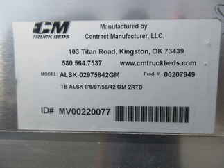 NEW CM 8.5 x 97 ALSK Flatbed Truck Bed