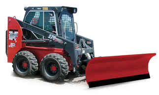 SOLD OUT - Available for Special Order. Call for Price. New Hiniker 2280 Model, Straight Conventional with crossover relief valve Steel Straight Blade, Skid Steer