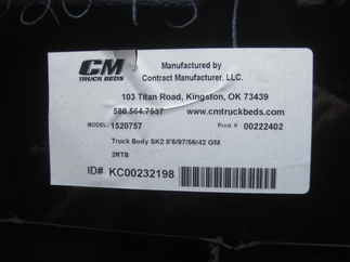 NOS CM 8.5 x 97 SK Flatbed Truck Bed