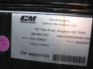 NEW CM 12 x 96 PLS Flatbed Truck Bed
