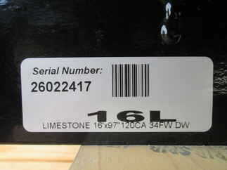 New Bedrock 16 x 97 Limestone Flatbed Truck Bed