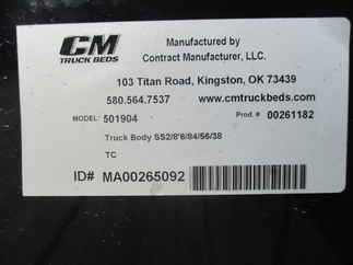 NOS CM 8.5 x 84 SS Flatbed Truck Bed