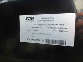 New CM 11.3 x 94 SS Flatbed Truck Bed