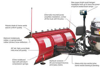 ON SALE New Hiniker 2753 Model, Straight Conventional, HALOGEN headlights Steel Straight Blade, QH1