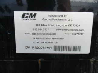 NOS CM 9.3 x 97 RD Flatbed Truck Bed