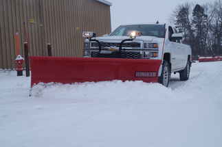  New Hiniker 2804 Model, Straight Conventional, HALOGEN headlights (25014632; Add $400 for LEDs 25014631) Steel Straight Blade, QH1