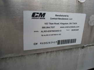 AS IS CM 9.3 x 97 ALRD Flatbed Truck Bed