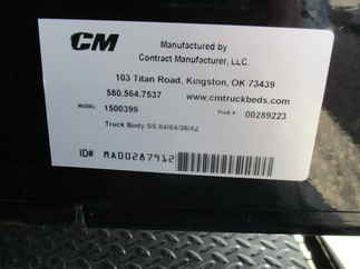 NOS CM 7 x 84 SS Flatbed Truck Bed