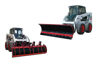 SOLD OUT - Available for Special Order. Call for Price. New Hiniker 2891 Model, C-Plow Compression Spring Trip with crossover relief valve Poly C-Plow, Skid Steer