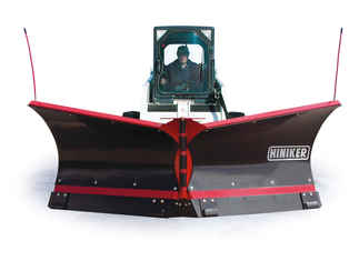 SOLD OUT - Available for Special Order. Call for Price. New Hiniker 29295 Model, V-Plow Torsion Spring Trip Flare Top with crossover relief valve Poly V-Plow, Skid Steer