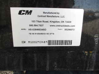 NOS CM 9.3 x 84 HS Flatbed Truck Bed