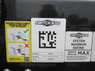 DEMO Switch N Go 6670004 14-5020-15E-10T Gen II Interchangable Truck Body Solution