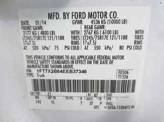 2014 Ford F250 Extended Cab Short Bed XL