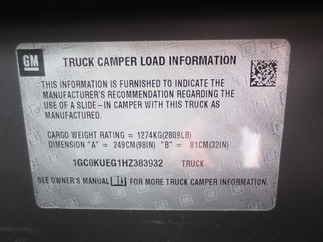 2017 Chevy  2500HD Regular Cab Long Bed Work Truck