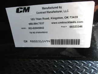 New CM 8.5 x 84 RD Flatbed Truck Bed
