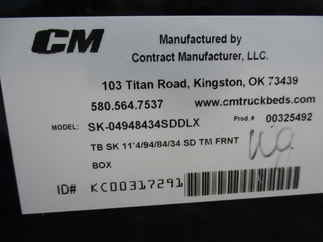 New CM 11.3 x 94 SK-DLX Flatbed Truck Bed