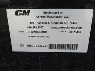 New CM 9.3 x 97 RD Flatbed Truck Bed