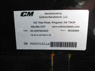 New CM 9.3 x 97 RD Flatbed Truck Bed