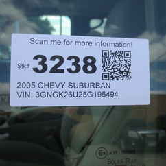 2005 Chevy 2500 Suburban   LS