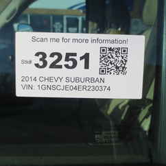 2014 Chevy 1500 Suburban   LT