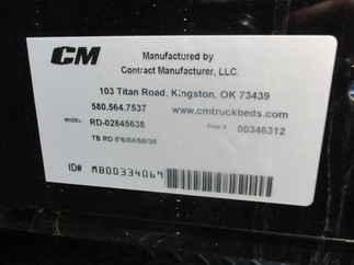 New CM 8.5 x 84 RD Flatbed Truck Bed