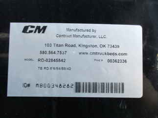 New CM 8.5 x 84 RD Flatbed Truck Bed