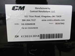 New CM 8.5 x 84 SK Flatbed Truck Bed