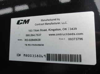 New CM 8.5 x 84 RD Flatbed Truck Bed