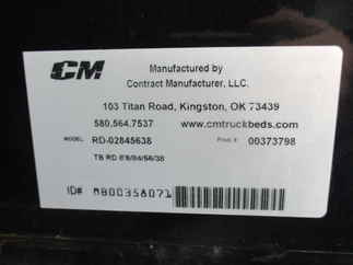 New CM 8.5 x 84 RD Flatbed Truck Bed