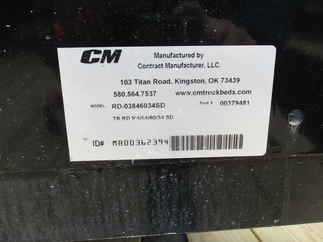 AS IS CM 9.3 x 84 RD Flatbed Truck Bed
